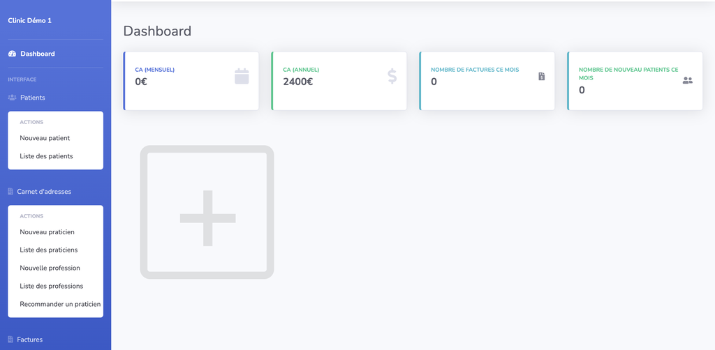 Tableau de bord ProLibéraux
